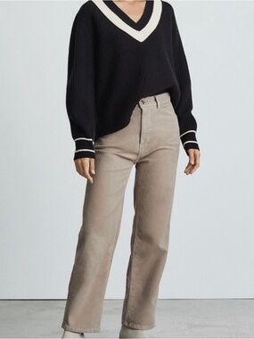 Everlane | Moleskin Way High Pants Organic Cotton